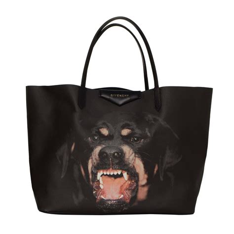 givenchy rottweiler pouch|Givenchy large tote.